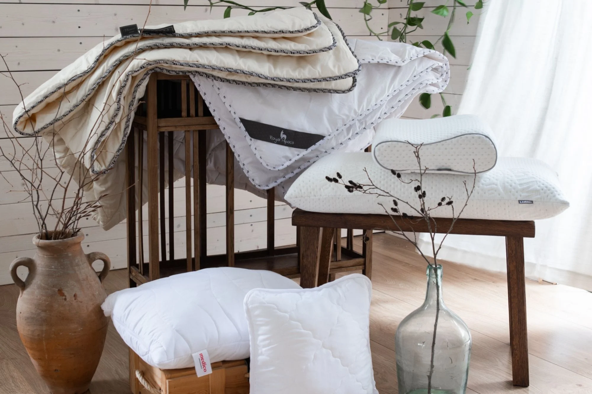 Poduszki i kołdry prozdrowotne Eurowolle