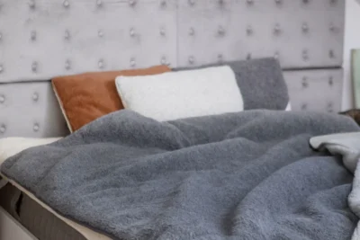 Poduszki wełniane i kołdra wełniana