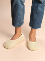 Vesna Wool Slippers – Ecru - Image 2