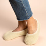 Vesna Wool Slippers – Ecru
