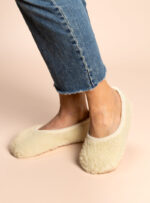 Vesna Wool Slippers – Ecru