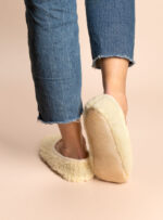 Vesna Wool Slippers – Ecru - Image 3
