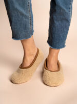 Vesna Wool Slippers – Beige - Image 2