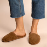 Wollhausschuhe Inka, braun