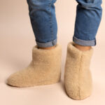Mokosz Wool Slippers – Beige