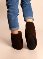 Wool Slippers Mokosz - Brown - Image 2