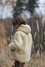 Children’s Ecru Merino Wool Jacket - Image 7