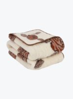 Wolldecke MERINO Rosen