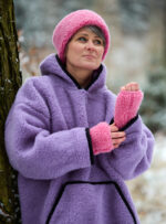 Oversized Merino Wool Sweatshirt – Lilac