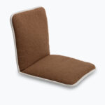 Wollsitzkissen 40 × 80 cm – braune Streifen