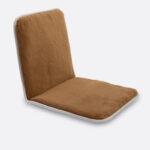 brązowe siedzisko wełniane na neutralnym tle