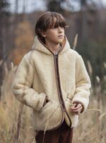 Children’s Ecru Merino Wool Jacket