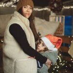 Women’s merino wool vest with stand-up collar