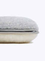 Wollkissen MERINO hellgrau – Bild 2