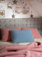 Blue MERINO wool pillow - Image 4