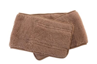 brązowy pas lędźwiowy z wełny