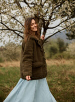 Damen-Wolljacke Mokosz