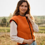 Damen-Wollweste aus Merinowolle Runa