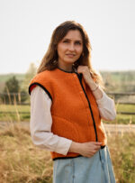 Damen-Wollweste aus Merinowolle Runa