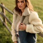 Damen-Merino-Wolljacke Modra