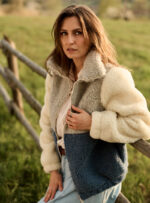 Damen-Merino-Wolljacke Modra
