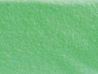 zielony materiał o gładkiej fakturze na białym tle